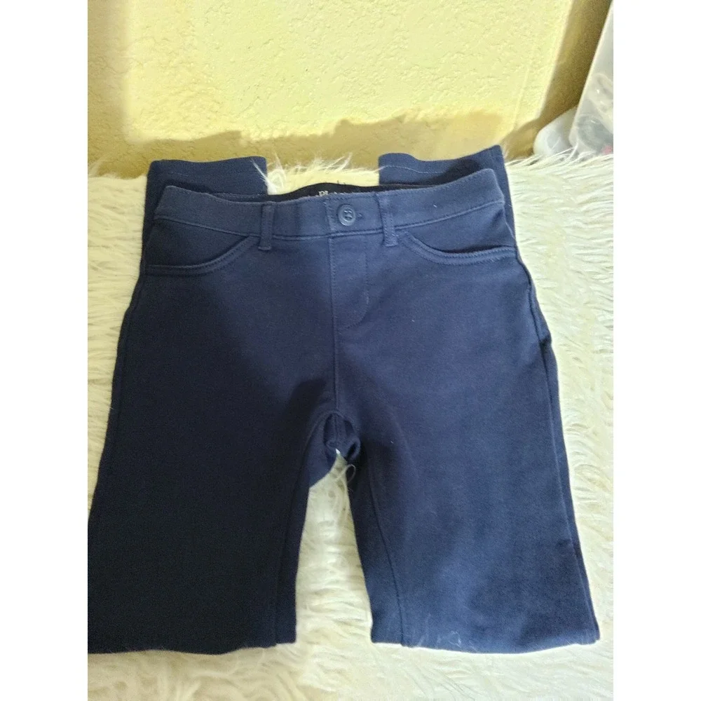 The Childrens Place Girls Navy Blue Jeggings Stretch Pants Size 8
